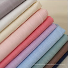 95% Cotton 5% Spandex Linen Look Slub Washed Woven Fabric